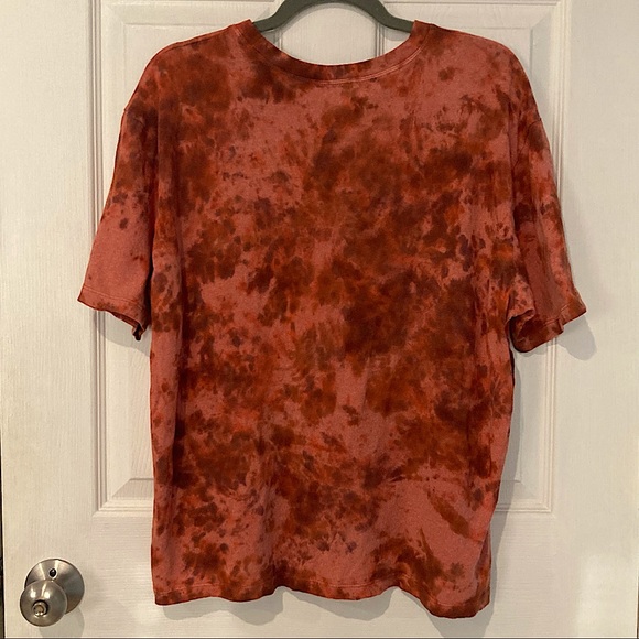 Tie-Dyed RVCA Oversized T-Shirt - Picture 9 of 14